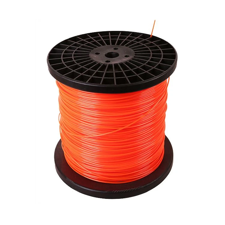 2,4 mm 095'' ronde oranje trimmerlijn in 3LB spoel